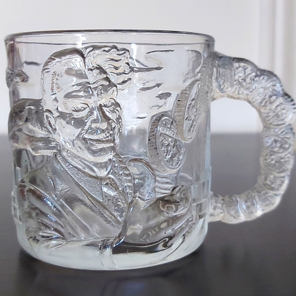 Vintage McDonald's Batman Forever 3D Two-Face Mug